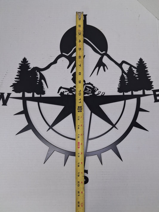 Snowmobile compass